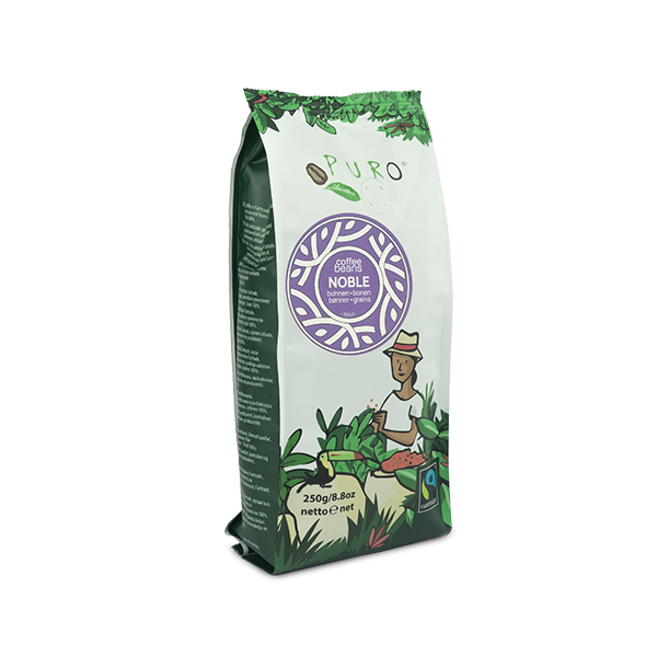Coffee Puro Fairtrade beans 250g noble
