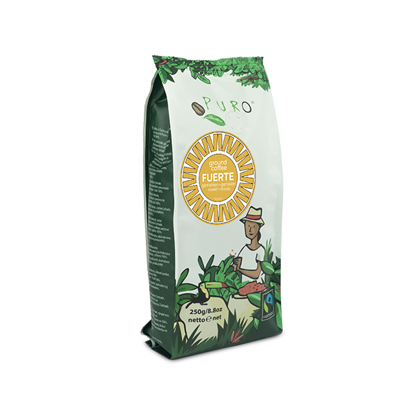 Coffee Puro Fairtrade ground 250g fuerte