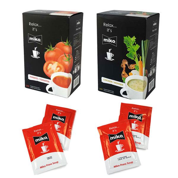 PRESS SOUP ASSORTM MIKO 4X20 + MUG