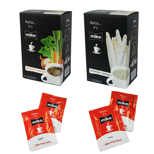 PRESS SOUP ASSORTM MIKO 4X20 + MUG