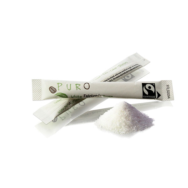 Sugar sticks Puro F/T white 500x5g