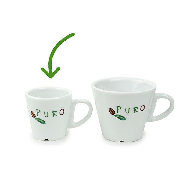 Cup design 6,5 cl Puro