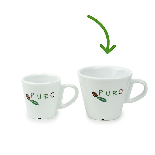 Cup design 17 cl sa Puro