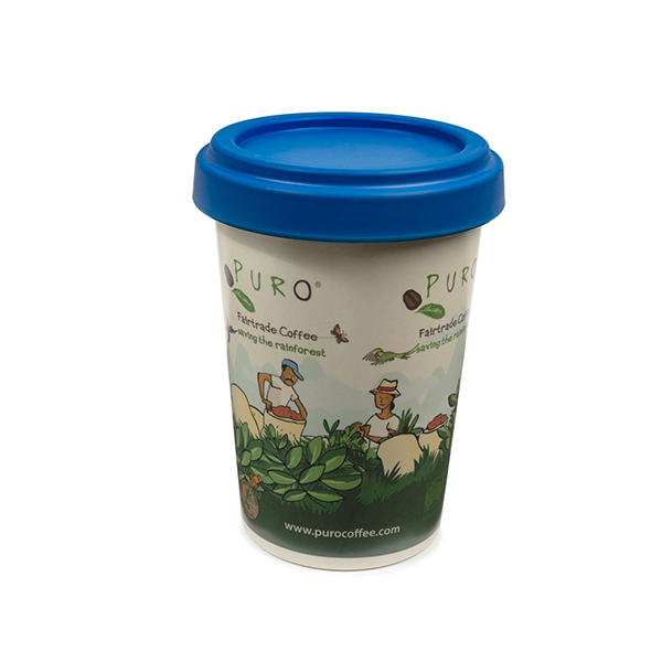 PROMO PURO STORAGE BAMBOO BOX+LID BLUE