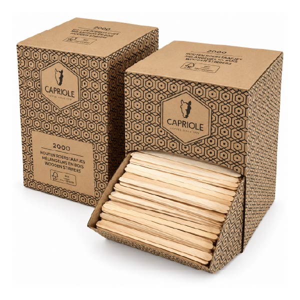 Capriole Houten Roerstaafjes