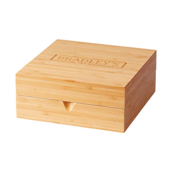 Bradley's Bamboe Theekist 9Vaks Pyramids