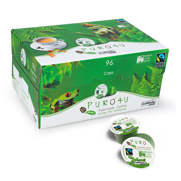Capsules Puro4u Fairtr caffe creme 96pcs