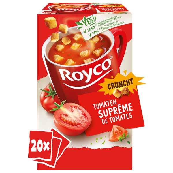 SOUP ROYCO CRUNCHY TOMATO SUPREME 20X