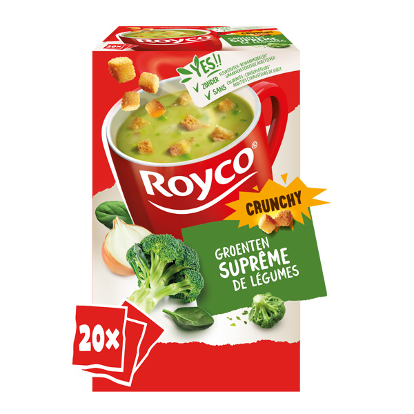 SOUP ROYCO CRUNCHY VEGETABLE SUPREME 20X