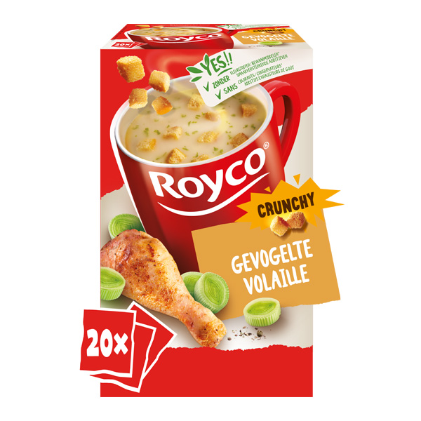 SOUP ROYCO CRUNCHY POULTRY 20X