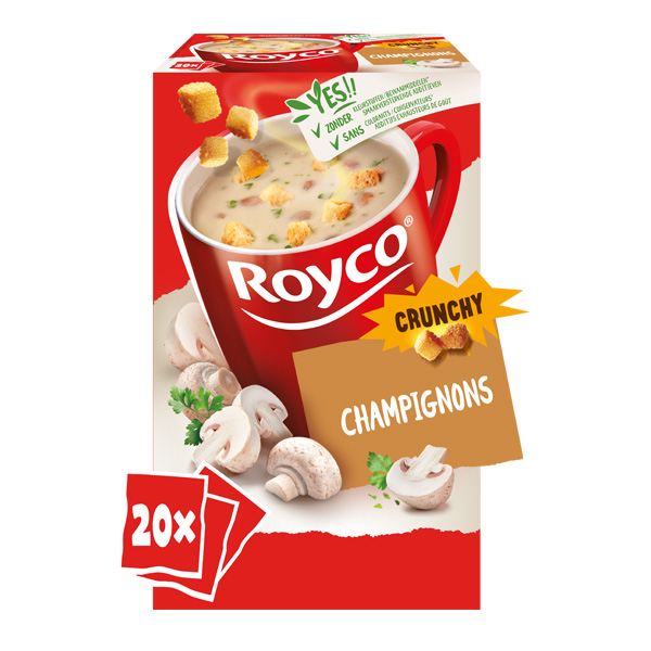 SOUP ROYCO CRUNCHY MUSHROOM 20X