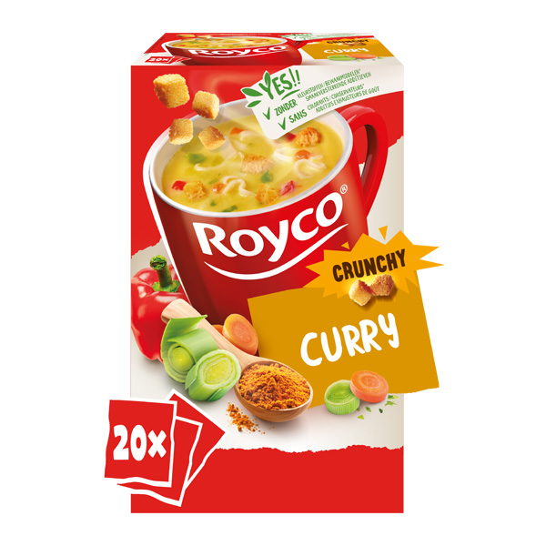 SOUP ROYCO CRUNCHY CURRY  20X