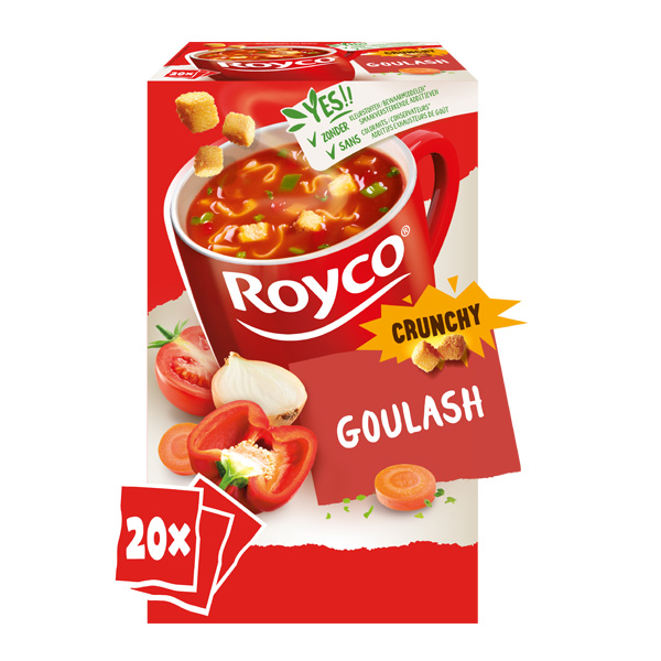 SOUP ROYCO CRUNCHY GOULASH 20X
