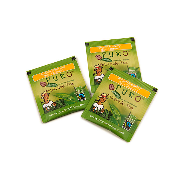 TEA PURO F/T ENG BREAKFAST ORGANIC 25X2g