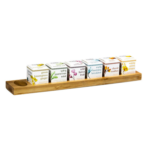 PROMO GARDEN TEA BAMBOO TRAY 6 MINI CUBE