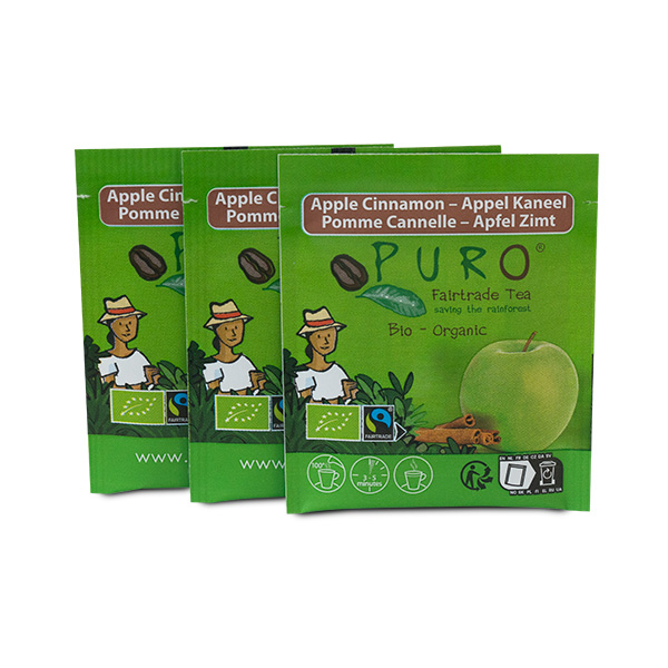 TEA PURO F/T ORG APPLE-CINNAMON 25X1,5G