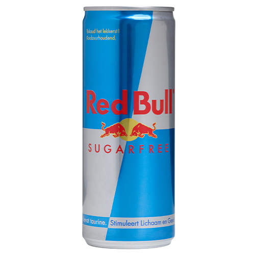 Red Bull Sugarfree slim can