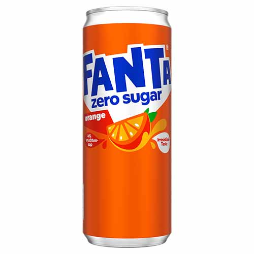Fanta Zero Orange Sleekcan