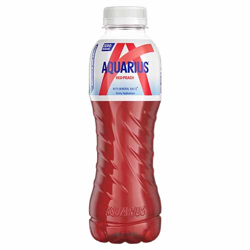 Aquarius Zero Sugar Red Peach 0,5L (12)